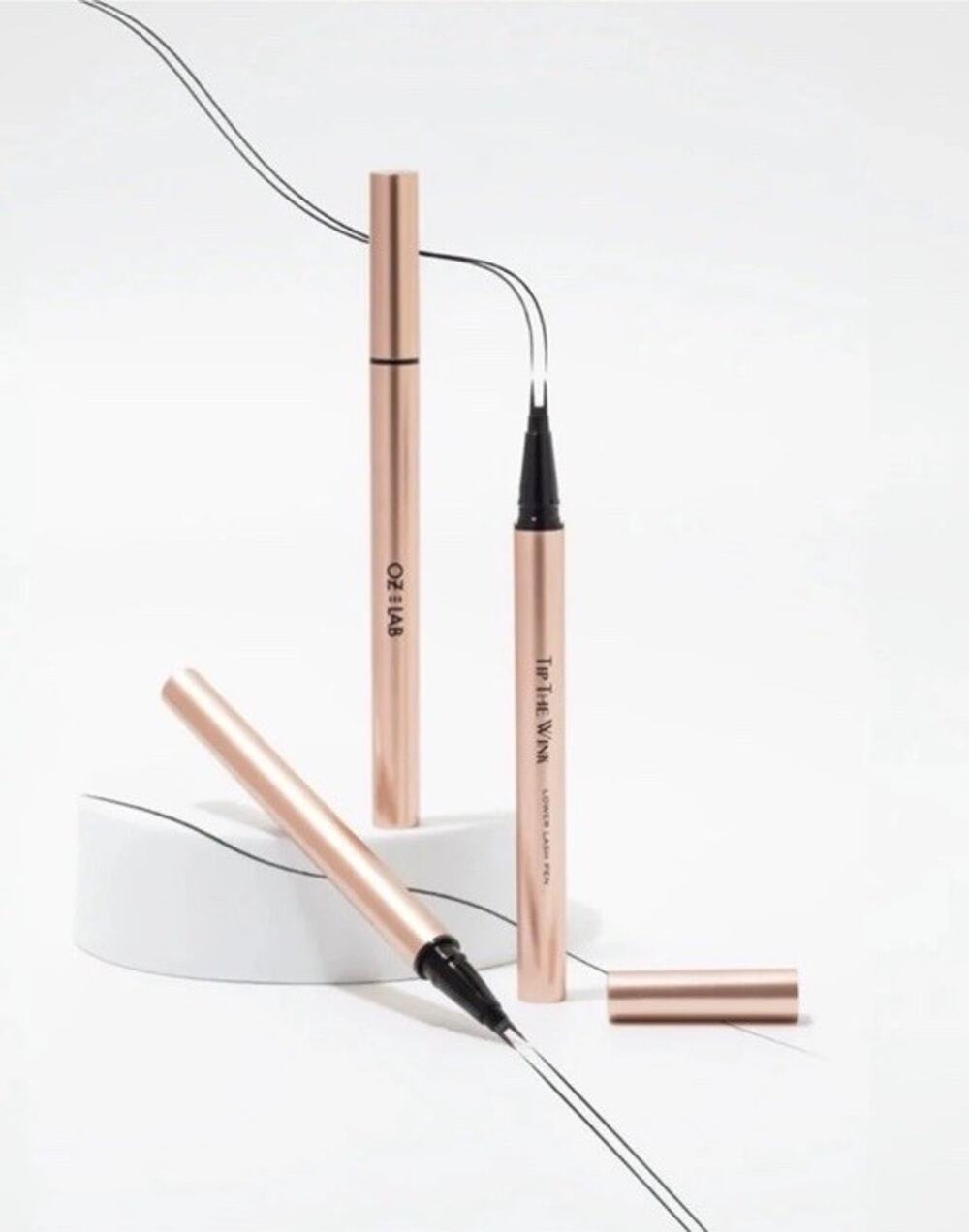 OZ LAB Tip The Wink Lower Lash Pen True Black – Waterproof Ultra Fine Double Tip